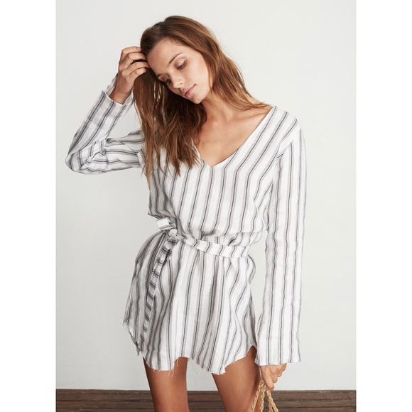 Faithfull the Brand Dresses & Skirts - Faithfull the Brand Le Brusc Striped Linen Dress